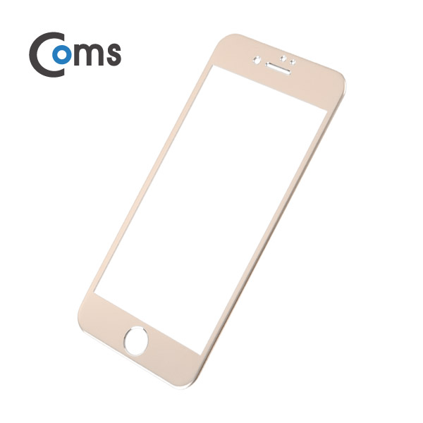 Coms 스마트폰 보호필름('A'사 스마트폰 7Plus) 전면, Gold / iOS 스마트폰