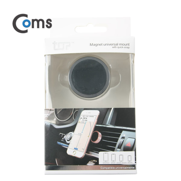 Coms 차량용 거치대, 에어컨설치/Black, TP2 / 송풍구