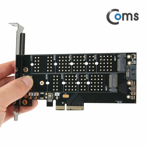 Coms SATA 변환 카드(M.2+SATA), PC 브라켓/PCI Express 변환
