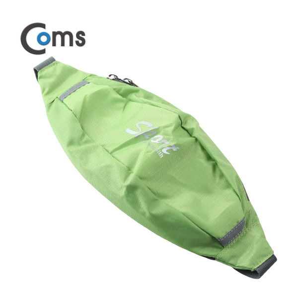 Coms 레저용 포켓, 크립 고정/Green - 허리벨트/파우치형
