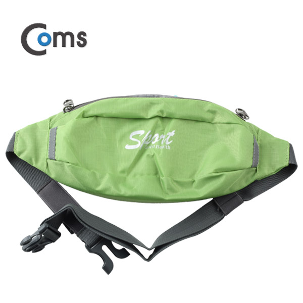 Coms 레저용 포켓, 크립 고정/Green - 허리벨트/파우치형