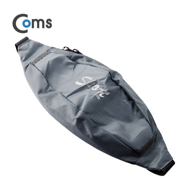 Coms 레저용 포켓, 크립 고정/Gray - 허리벨트/파우치형