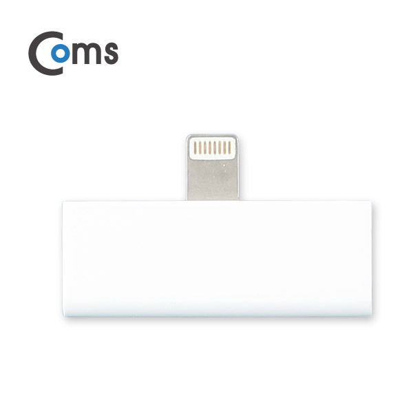 Coms 라이트닝 AUX젠더, T형 - 8P to AUX + Micro 5P