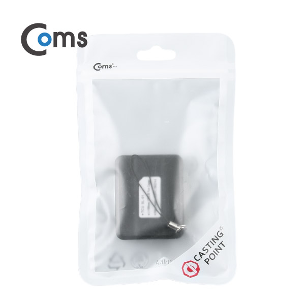 Coms 안드로이드 케이블 1M, Box/자동감김 Black