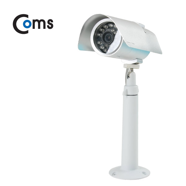 Coms CCTV용 거치대(White), Metal/1관절, 20cm