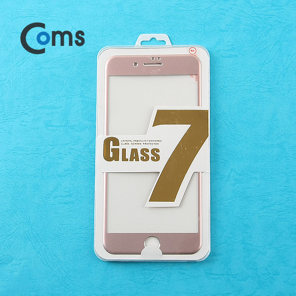 Coms 스마트폰 보호필름('A'사 스마트폰 7Plus) 전후면, Pink Rose / iOS 스마트폰