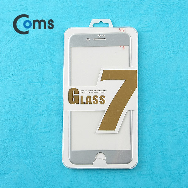 Coms 스마트폰 보호필름('A'사 스마트폰 7Plus) 전후면, Silver / iOS 스마트폰
