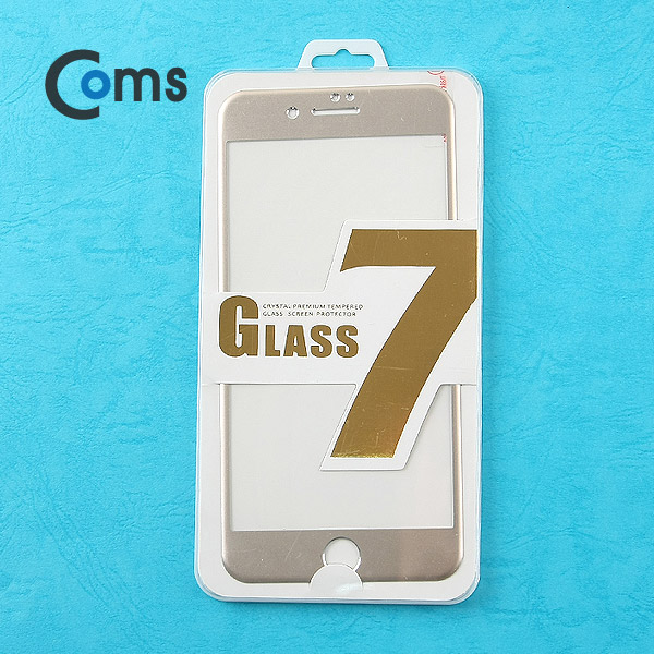 Coms 스마트폰 보호필름('A'사 스마트폰 7Plus) 전후면, Gold / iOS 스마트폰