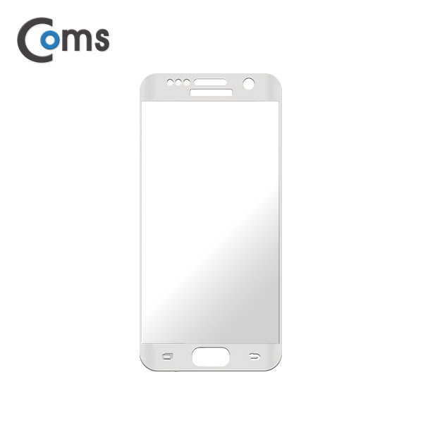 Coms 스마트폰 보호필름(갤7 Edge), Silver/갤럭시