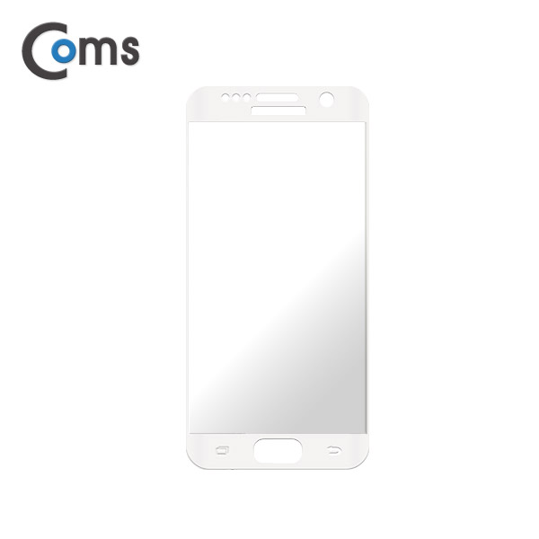 Coms 스마트폰 보호필름(갤7 Edge), 전면/White/갤럭시