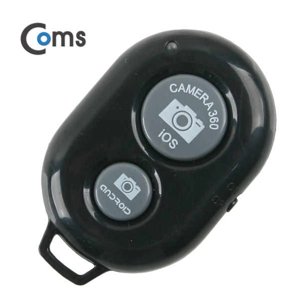Coms 블루투스 무선 셔터/셀프촬영, Black