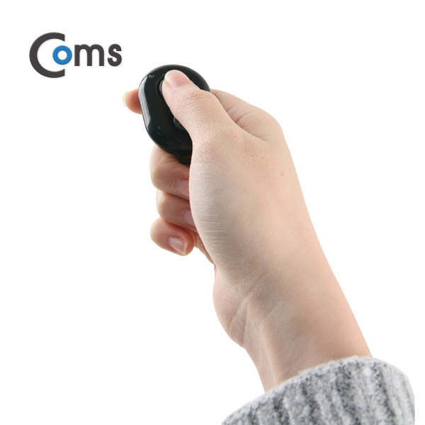 Coms 블루투스 무선 셔터/셀프촬영, Black