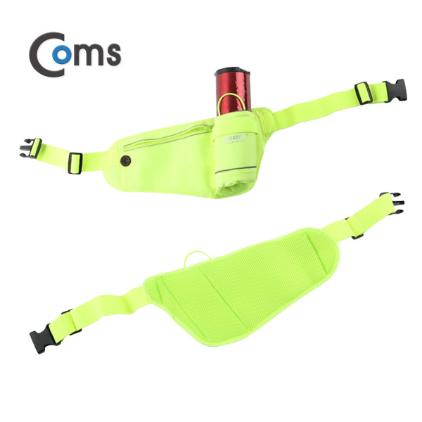 Coms 다용도 포켓 벨트, 레저/아웃도어/스포츠용, Green/물병보관