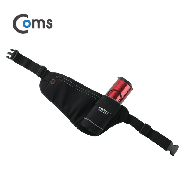 Coms 다용도 포켓 벨트, 레저/아웃도어/스포츠용, Black/물병보관