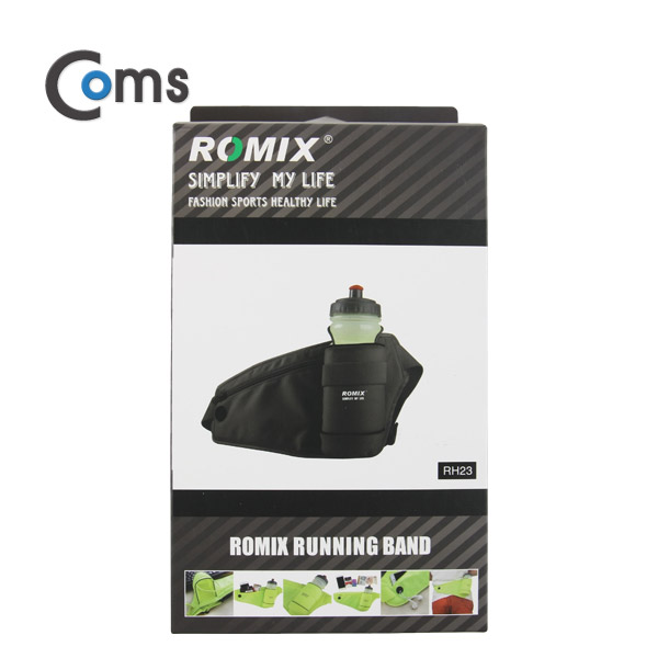 Coms 다용도 포켓 벨트, 레저/아웃도어/스포츠용, Black/물병보관