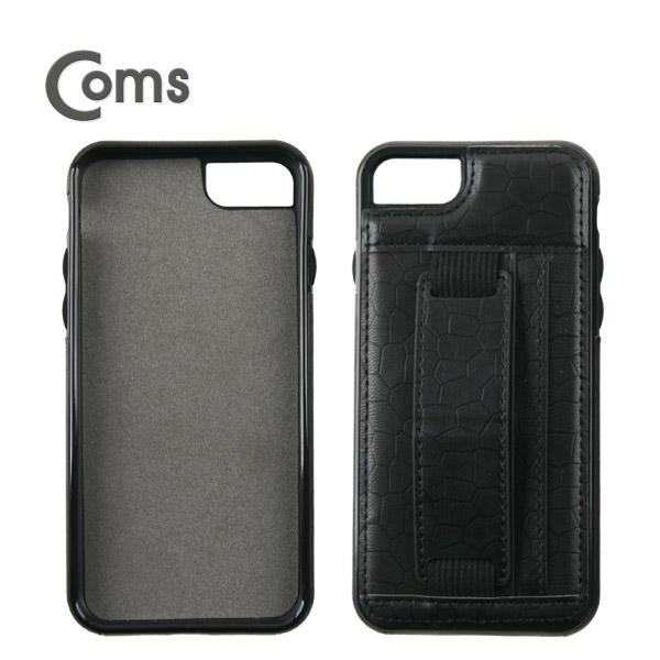 Coms 스마트폰 케이스(핑거그립), Black - ios Phone 7 / 'A' 스마트폰/iOS 스마트폰