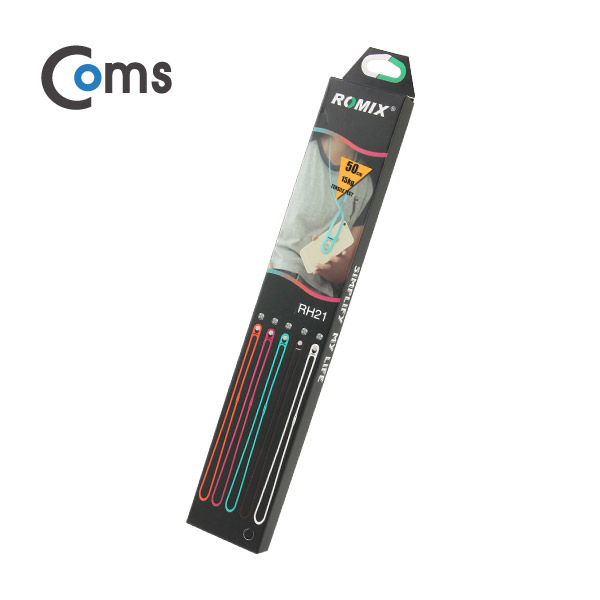 Coms 스마트폰 목걸이 50cm, White 15kg 하중