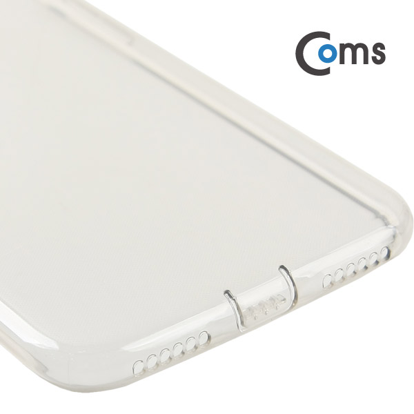 Coms 스마트폰 케이스(흑투명), 'A'사 스마트폰 7 전용/iOS 스마트폰
