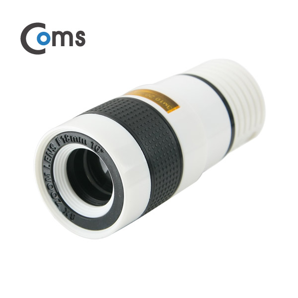 Coms 스마트폰 카메라 확대경, 확대줌(8x) 클립 고정(만능)