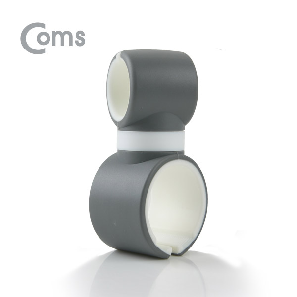 Coms 스마트폰 거치대(링고정)/360도 회전/차량 핸들거치 가능