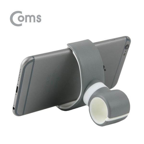 Coms 스마트폰 거치대(링고정)/360도 회전/차량 핸들거치 가능