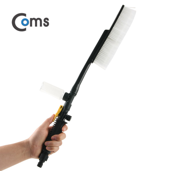 Coms 차량용 세차 브러쉬(나일론) - 조절손잡이/카샴푸 통