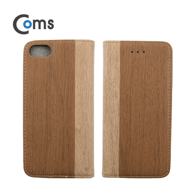 Coms 스마트폰 케이스(우드컬러), Light/Dark - 'A'사 스마트폰 7/iOS 스마트폰