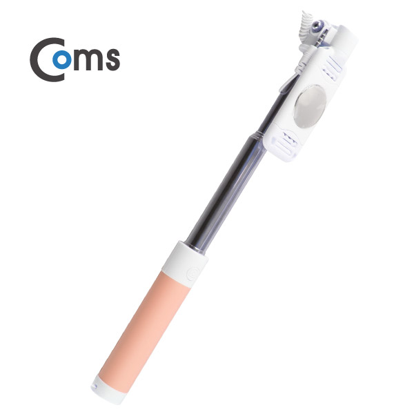 Coms 스마트폰 모노포드, 셀카봉/접이식, Pink