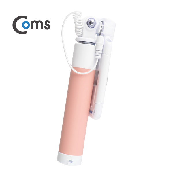 Coms 스마트폰 모노포드, 셀카봉/접이식, Pink