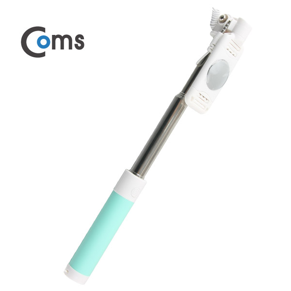 Coms 스마트폰 모노포드, 셀카봉/접이식, Green