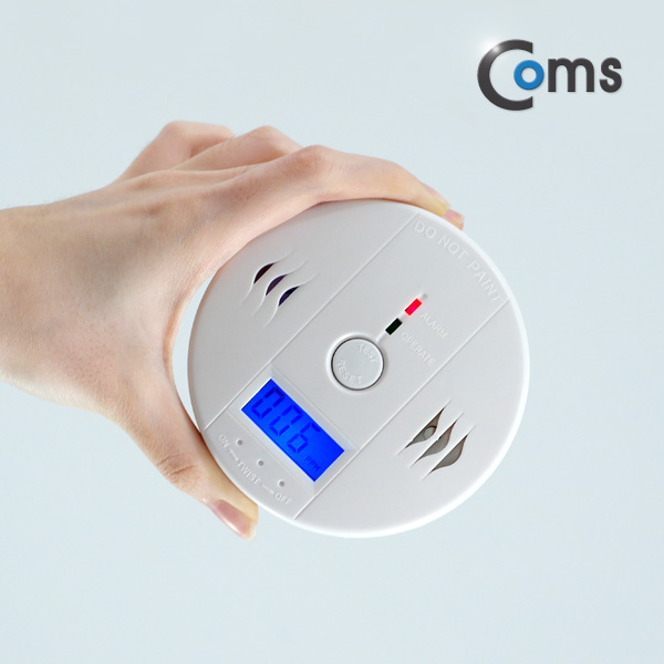 Coms 일산화탄소 측정기/경보/감지기/LCD내장 / AA 배터리사용(미포함)