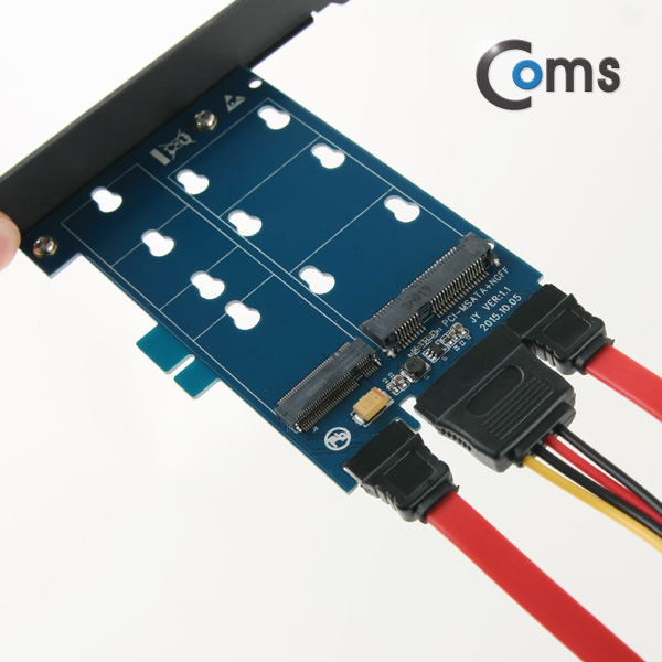 Coms SATA 변환 카드(mSATA+M.2), PC 브라켓