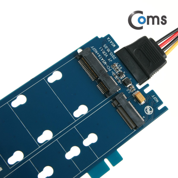 Coms SATA 변환 카드(mSATA+M.2), PC 브라켓