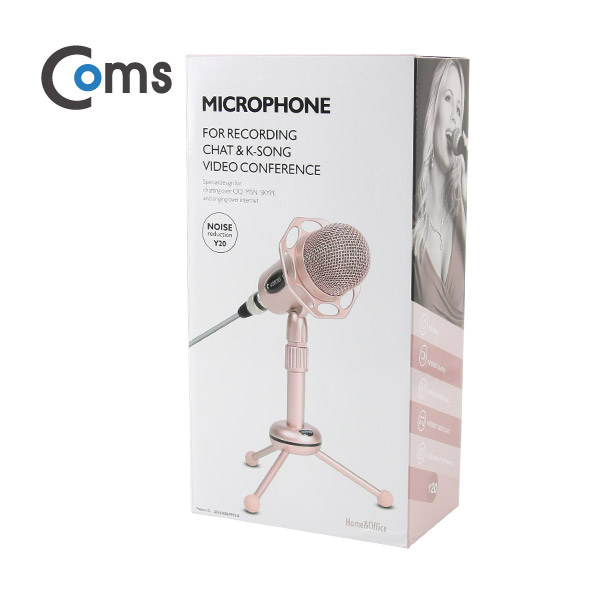 Coms 마이크 콘덴서형, Black