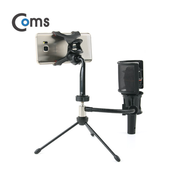 Coms 마이크 세트(3 in 1) 삼각대 거치 (마이크/스탠드/팝스크린)
