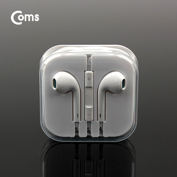 Coms 이어폰 Coms (커널 고급형) 고급음질, White