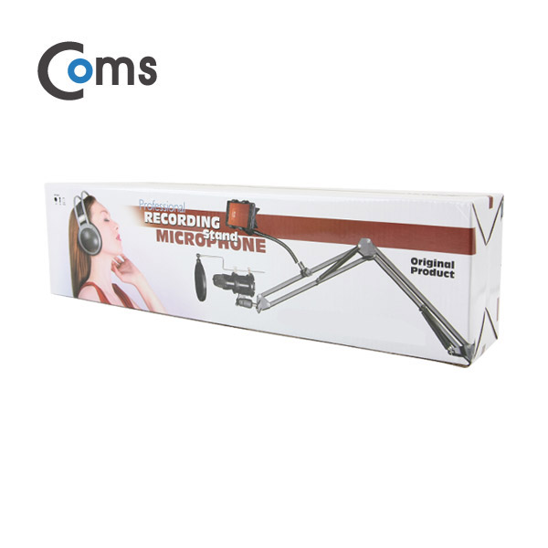 Coms 마이크 스탠드(탁상 고정용), 3단 꺾임(꺽임)