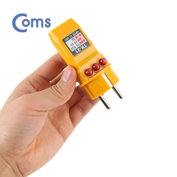 Coms 태광전자 콘센트형접지확인기 TK-21