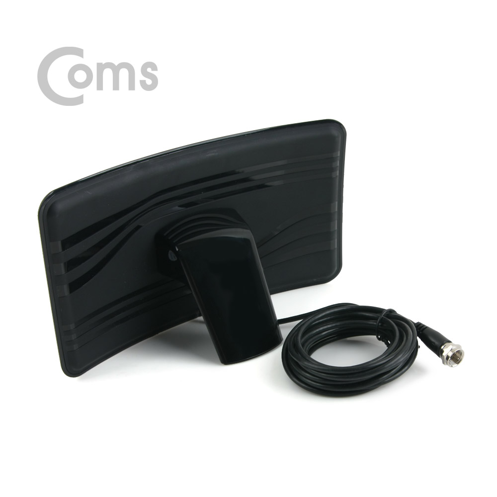 Coms 안테나 수신기 (HDC-1B), 디지털TV (커브드 타입/ 블랙, Full HD)