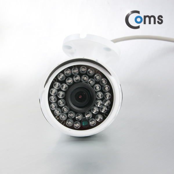 Coms CCTV 키트#1 / 4채널 패키지(DVR+4EA 카메라 + 케이블)_AHD 1080P지원/200만화소