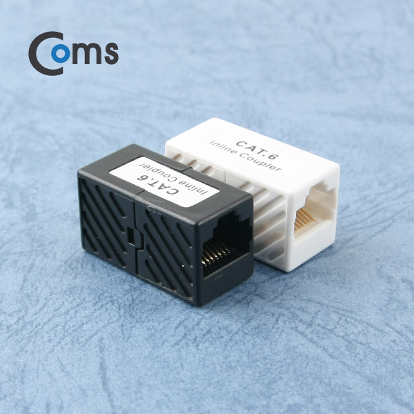 Coms 커플러(RJ45) I형 8P8C, INLINE Cat6/White