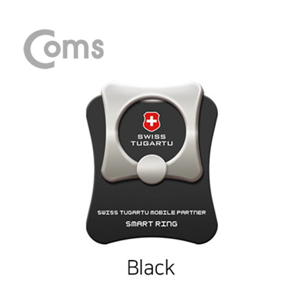 Coms 스위스 투가르투 스마트 링 / 블랙