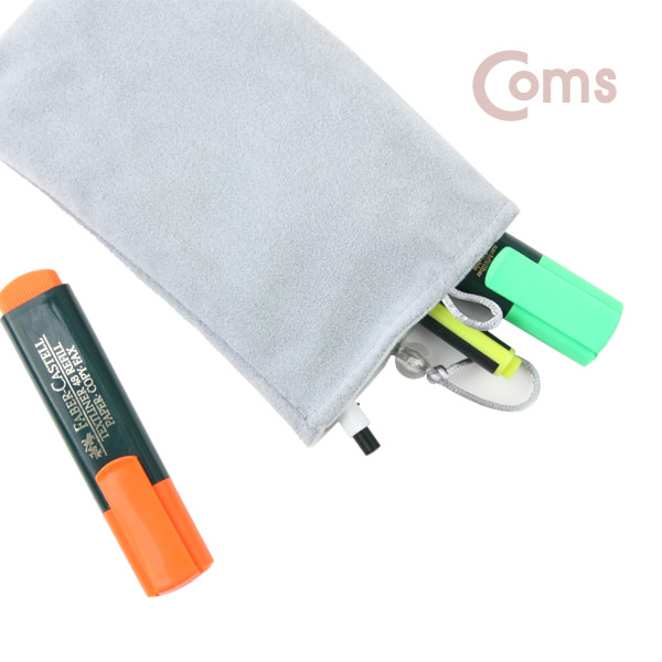 Coms 포켓형 파우치, 중형/Gray, 108mm x 170mm