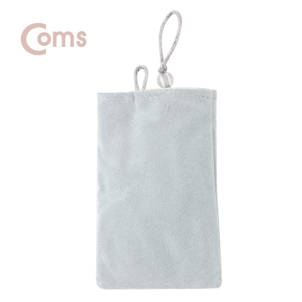 Coms 포켓형 파우치, 소형/Gray, 85mm x 134mm