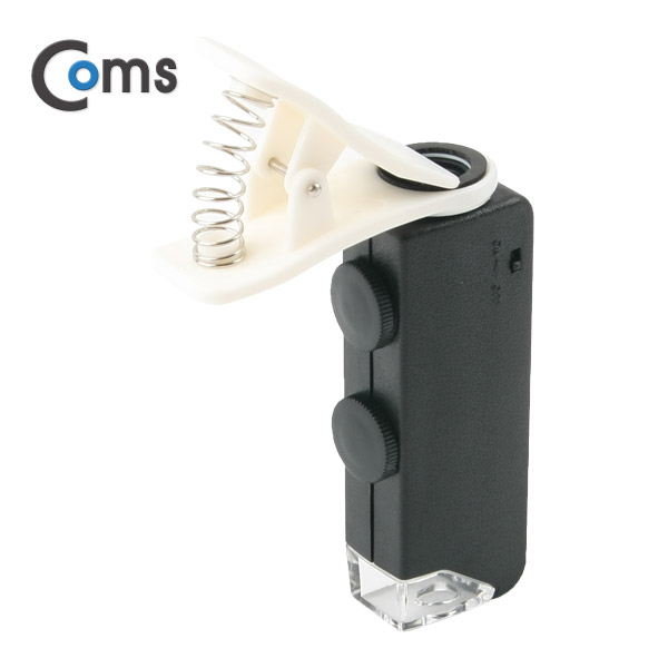 Coms 스마트폰 현미경(만능 Clip), 위폐감별 - 60~100X