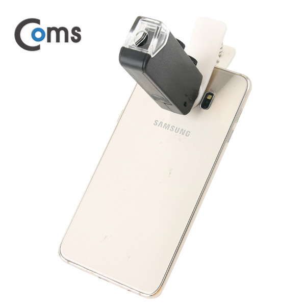 Coms 스마트폰 현미경(만능 Clip), 위폐감별 - 60~100X