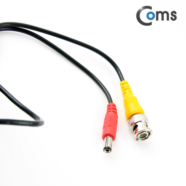 Coms CCTV 케이블(BNC + 전원) 20M, 검정