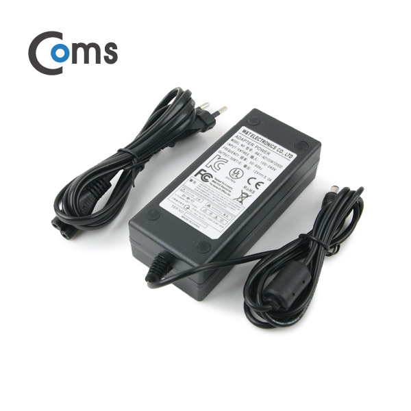 Coms 아답터 (정전압) DC 12V, CCTV 용 5A, 8자 코드형