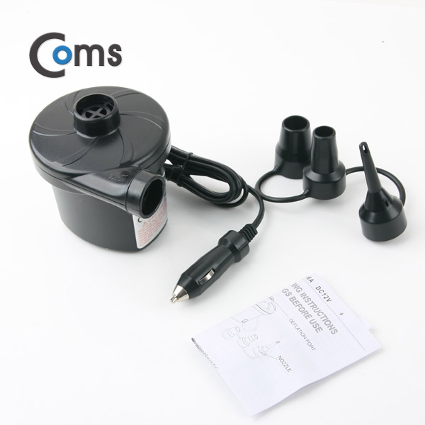 Coms 차량용 시가잭(시거잭)/DC 전원 에어펌프 / 75W