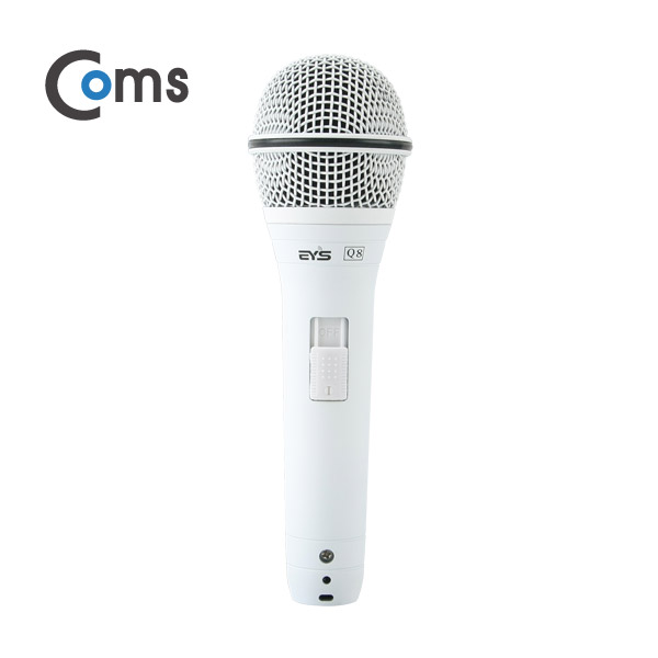 Coms 고감도 마이크 / 캐논-3.5mm 커넥터 / 화이트 / 케이블 2.4M